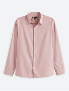 NWOT The Commons Pale Pink Men’s Button-Up Dress Shirt XL G122